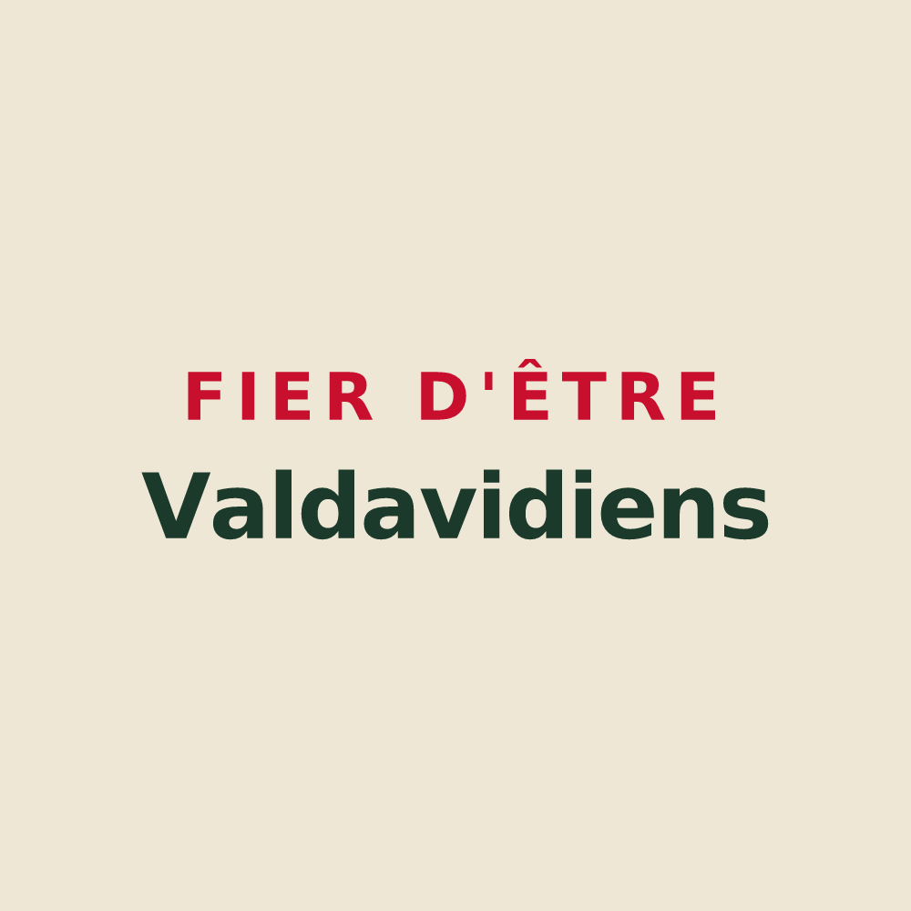 Tote bag « Fier d'être Valdavidiens » — design pour Le Val-David