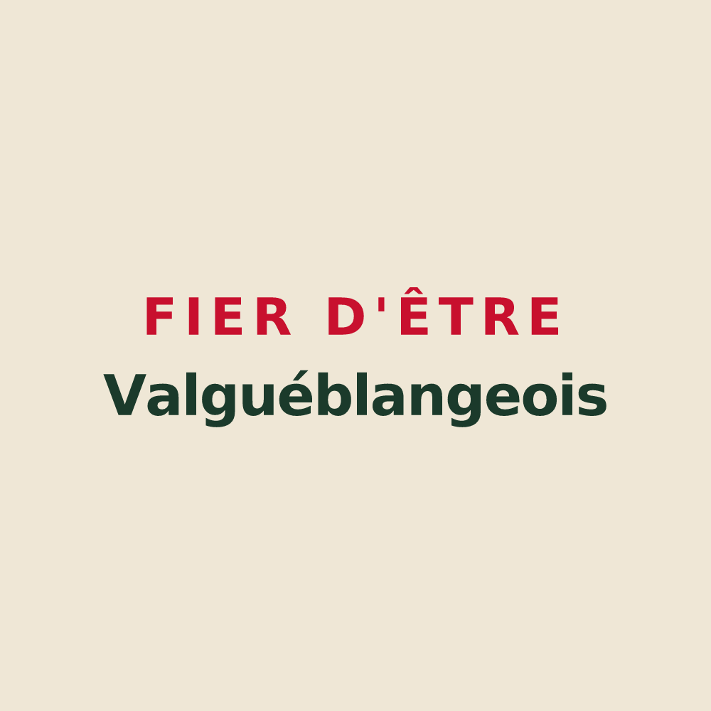 Tote bag « Fier d'être Valguéblangeois » — design pour Le Val-de-Guéblange