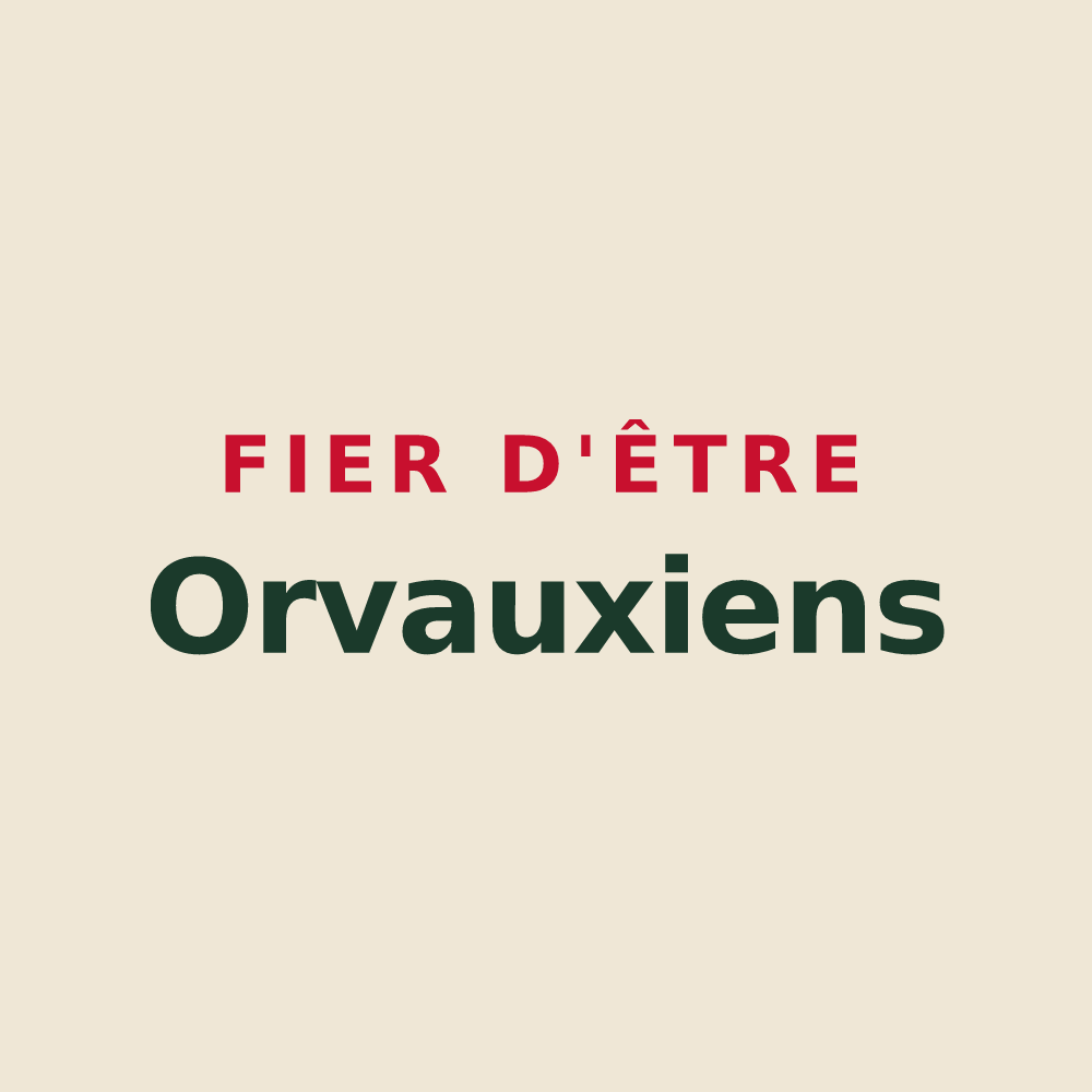 Tote bag « Fier d'être Orvauxiens » — design pour Le Val-Doré