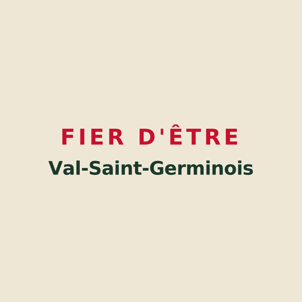 Tote bag « Fier d'être Val-Saint-Germinois » — design pour Le Val-Saint-Germain