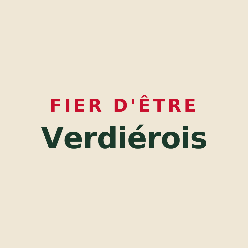 Tote bag « Fier d'être Verdiérois » — design pour Le Verdier