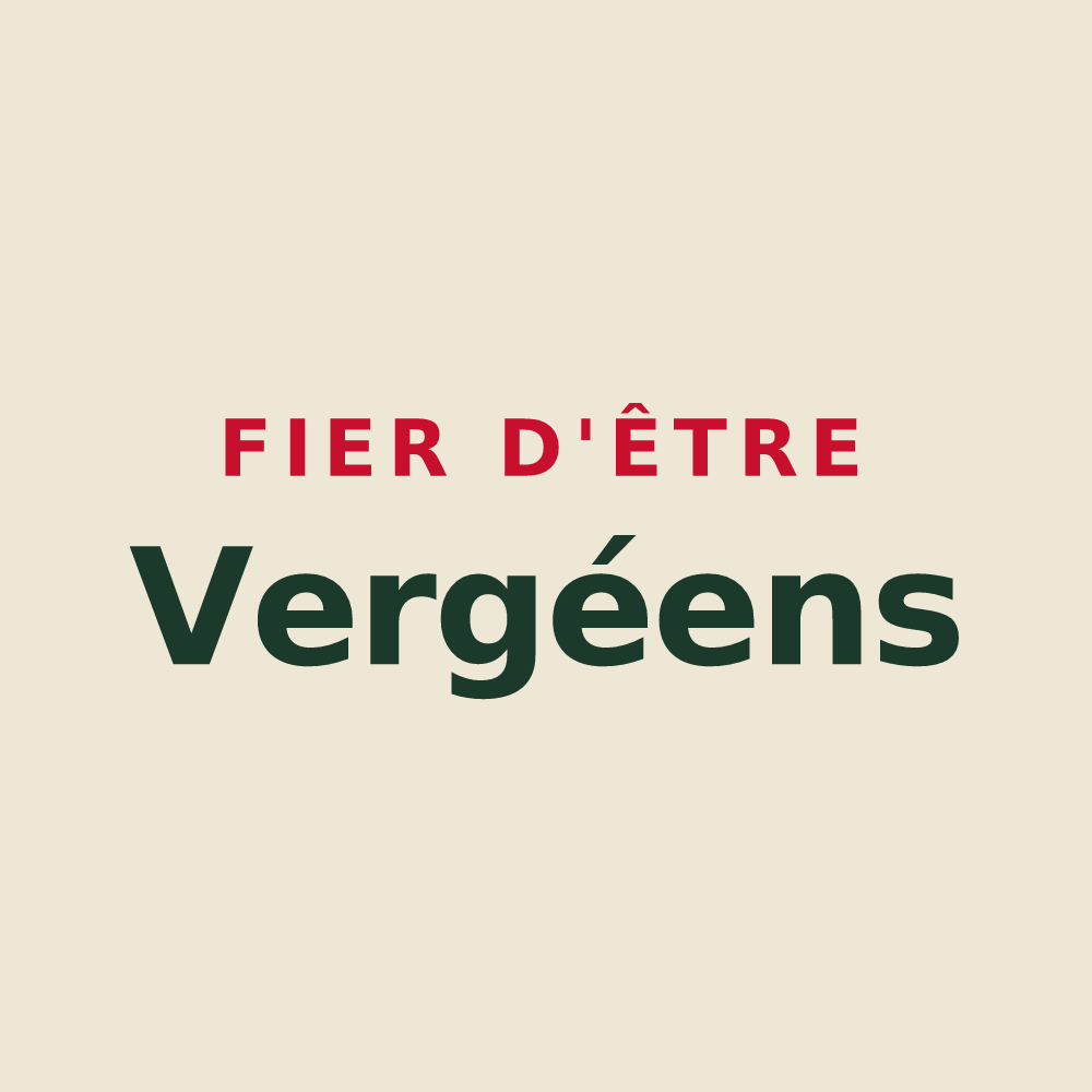 Tote bag « Fier d'être Vergéens » — design pour Le Verger