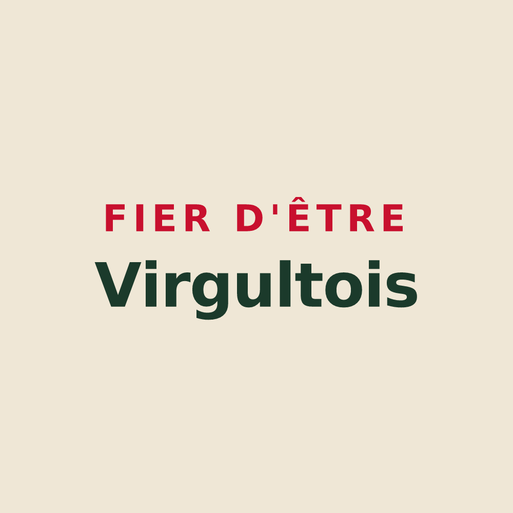 Tote bag « Fier d'être Virgultois » — design pour Le Verguier
