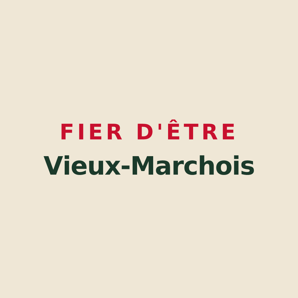 Tote bag « Fier d'être Vieux-Marchois » — design pour Le Vieux-Marché
