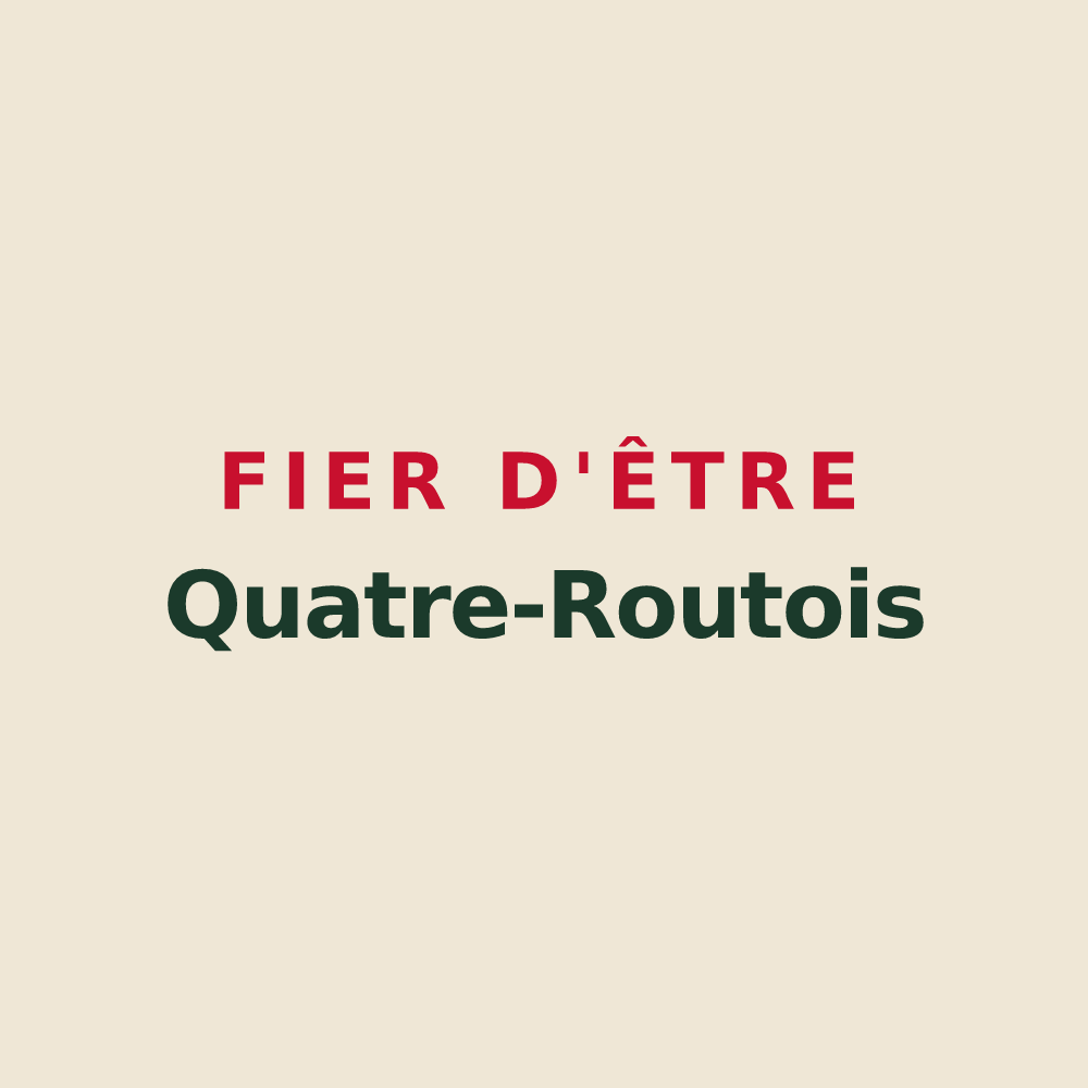 Tote bag « Fier d'être Quatre-Routois » — design pour Le Vignon-en-Quercy
