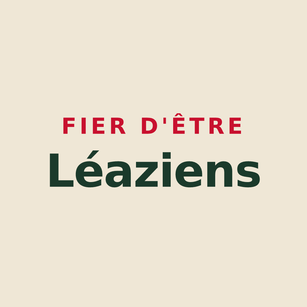 Tote bag « Fier d'être Léaziens » — design pour Léaz