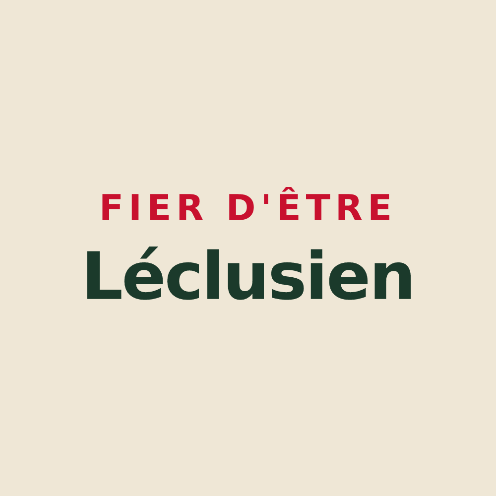 Tote bag « Fier d'être Léclusien » — design pour Lécluse