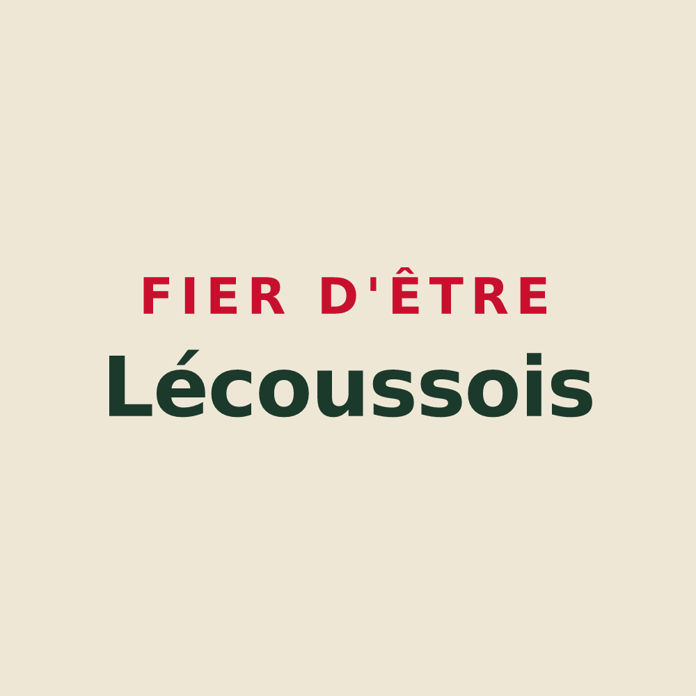 Tote bag « Fier d'être Lécoussois » — design pour Lécousse