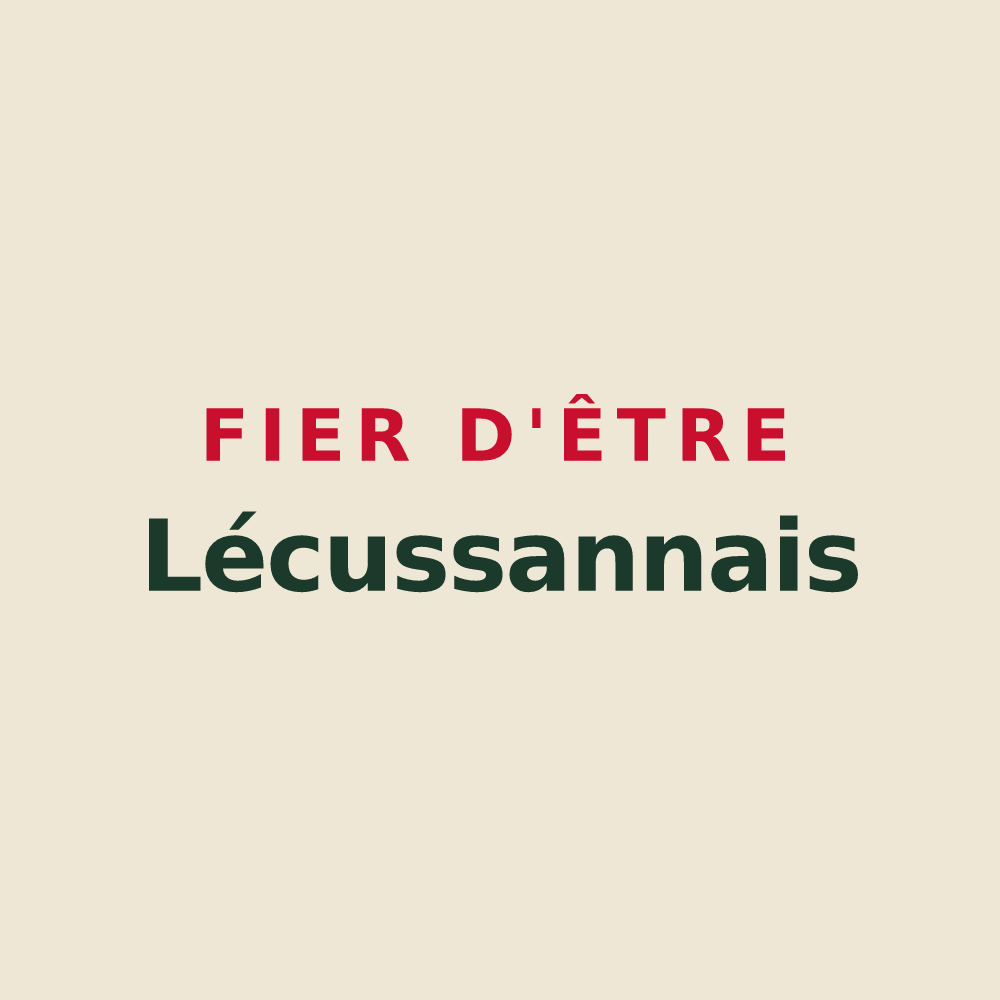 Tote bag « Fier d'être Lécussannais » — design pour Lécussan