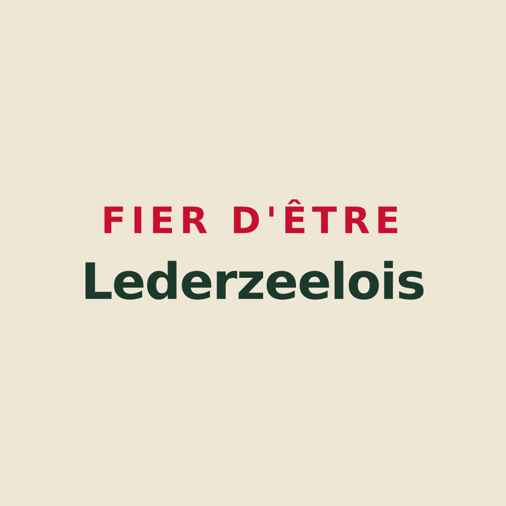 Tote bag « Fier d'être Lederzeelois » — design pour Lederzeele
