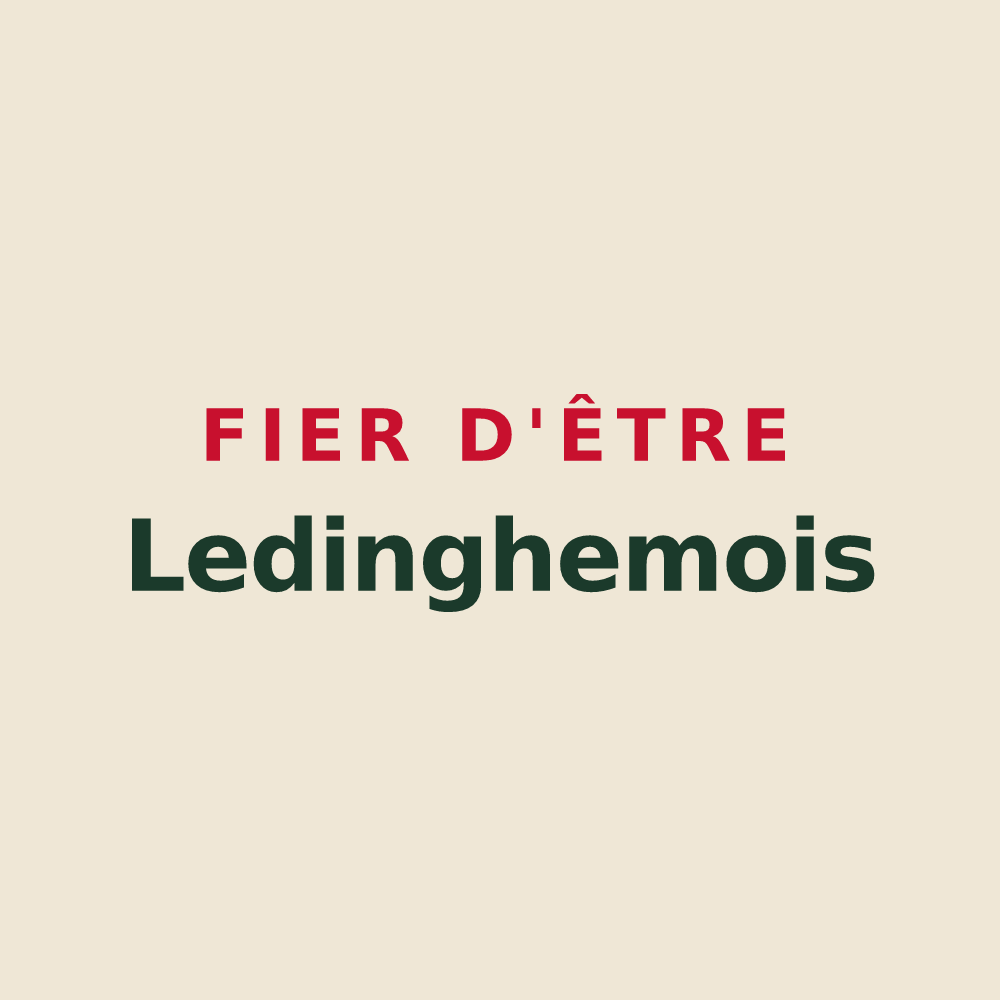 Tote bag « Fier d'être Ledinghemois » — design pour Ledinghem