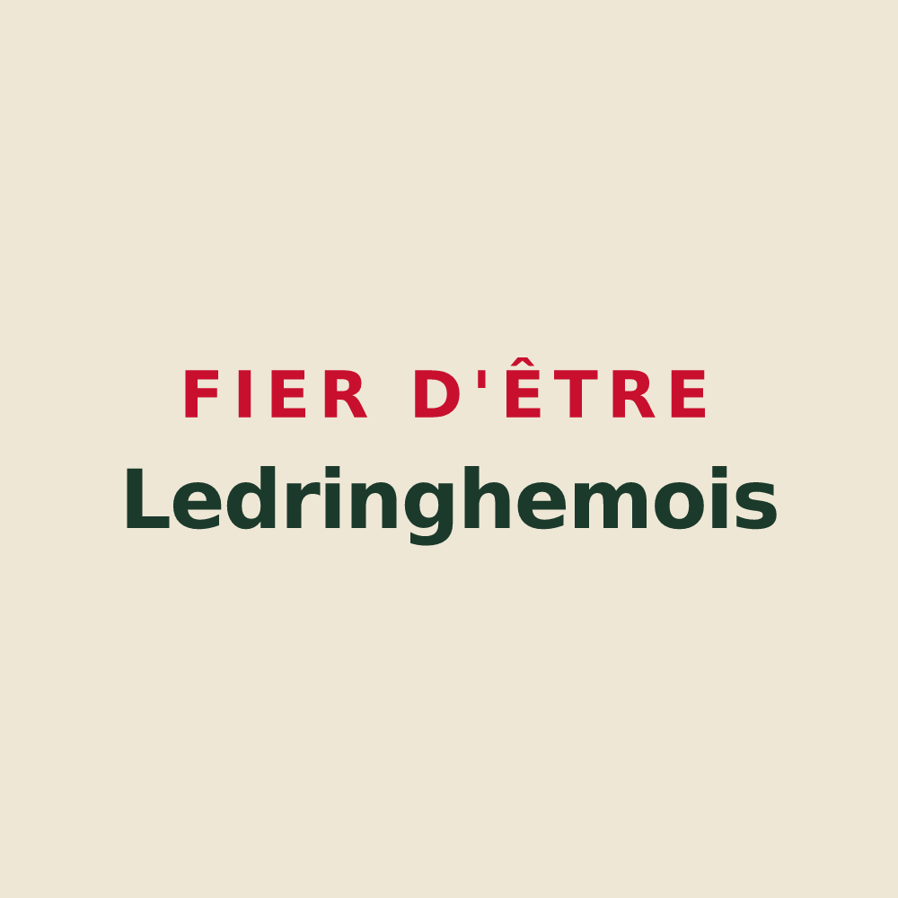 Tote bag « Fier d'être Ledringhemois » — design pour Ledringhem