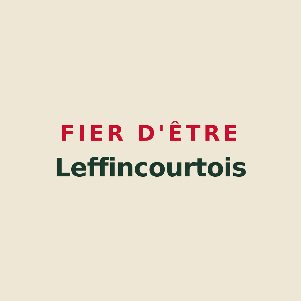 Tote bag « Fier d'être Leffincourtois » — design pour Leffincourt