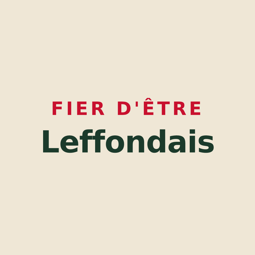 Tote bag « Fier d'être Leffondais » — design pour Leffonds