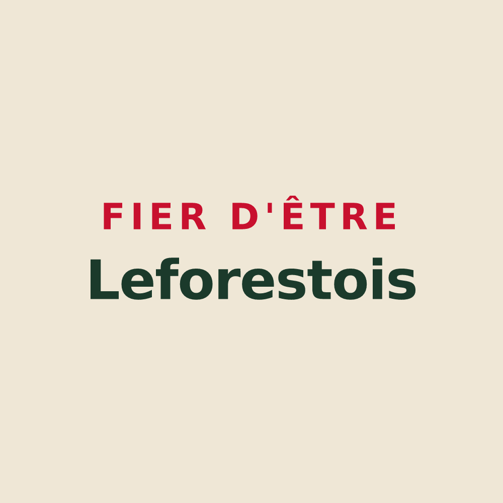 Tote bag « Fier d'être Leforestois » — design pour Leforest