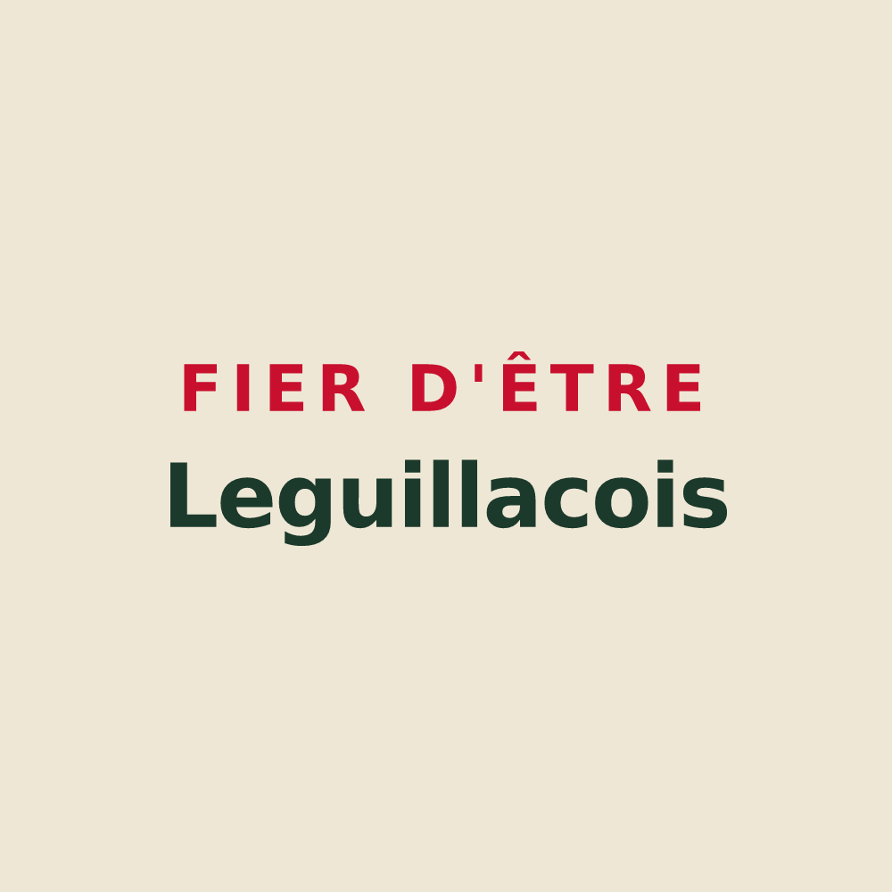 Tote bag « Fier d'être Leguillacois » — design pour Léguillac-de-l'Auche