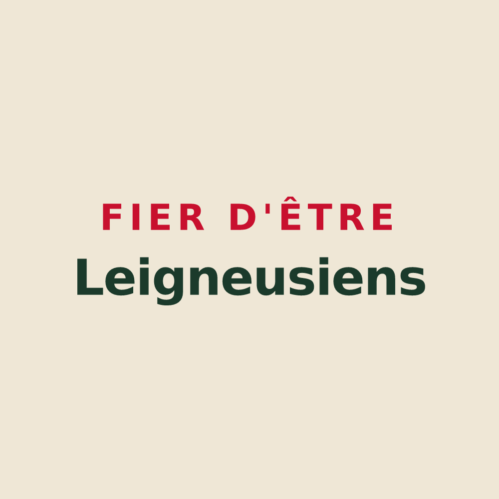 Tote bag « Fier d'être Leigneusiens » — design pour Leigneux