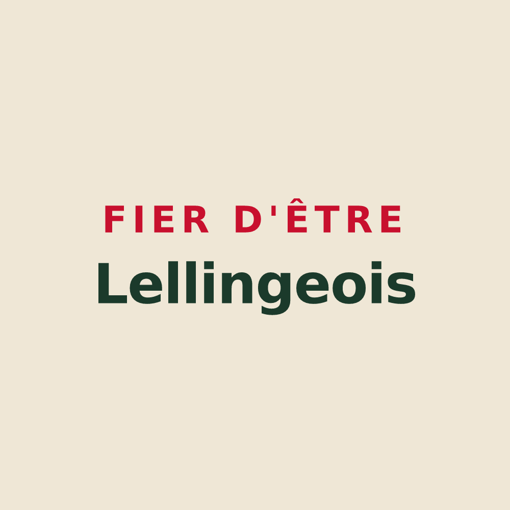 Tote bag « Fier d'être Lellingeois » — design pour Lelling