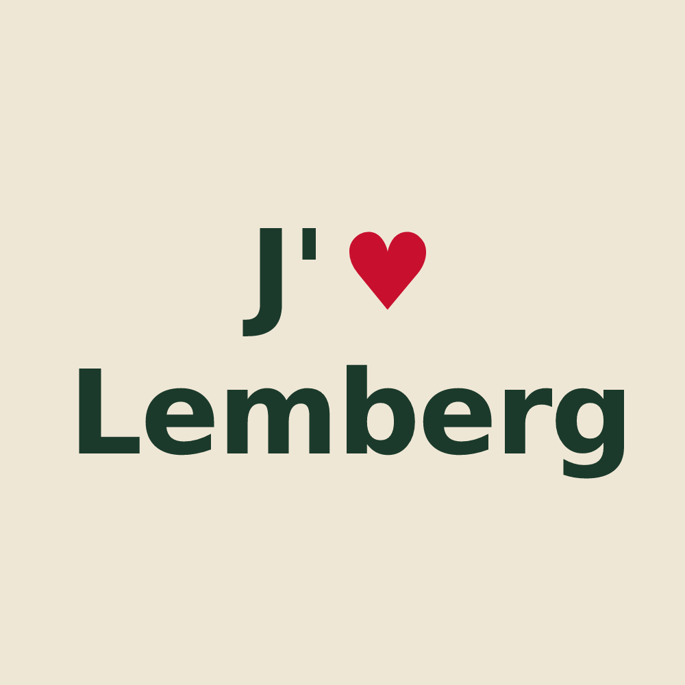 Tote bag personnalisé Lemberg — design J'aime Lemberg