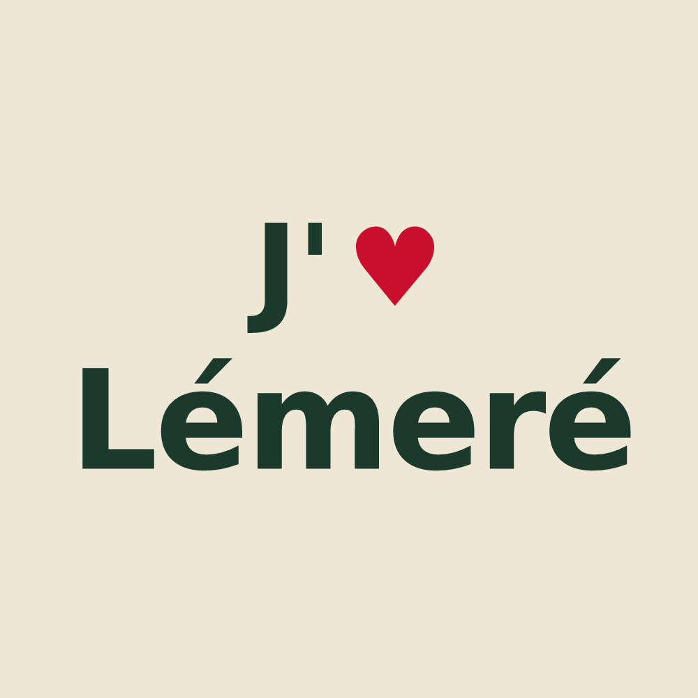 Tote bag personnalisé Lémeré — design J'aime Lémeré