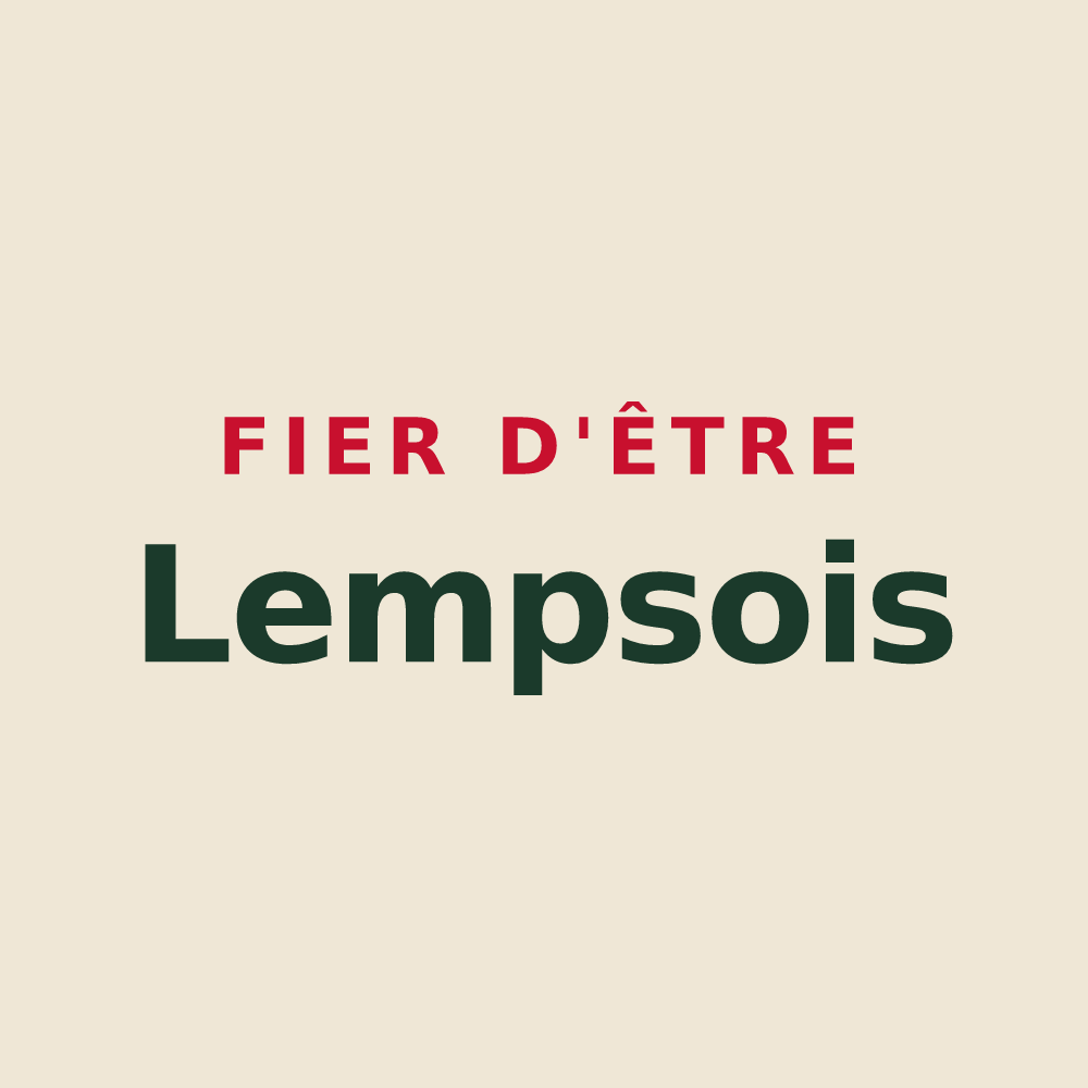 Tote bag « Fier d'être Lempsois » — design pour Lemps