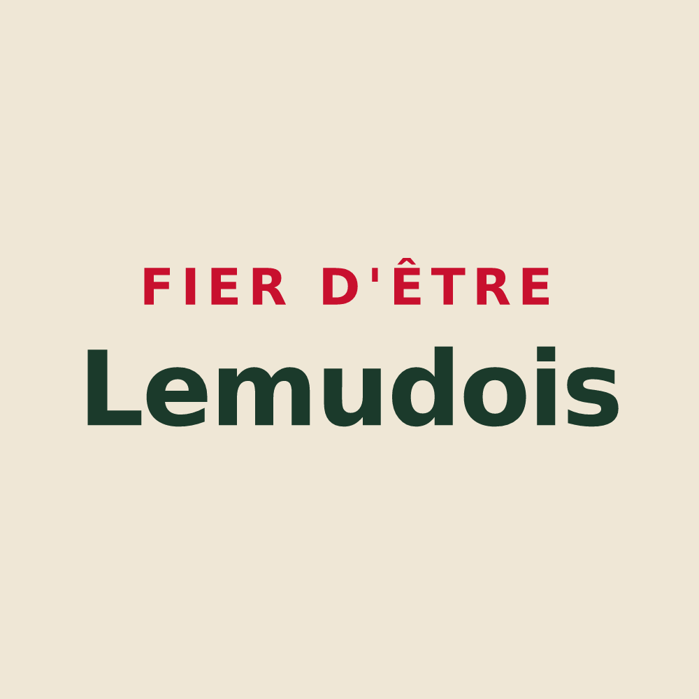 Tote bag « Fier d'être Lemudois » — design pour Lemud