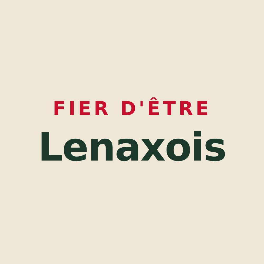 Tote bag « Fier d'être Lenaxois » — design pour Lenax