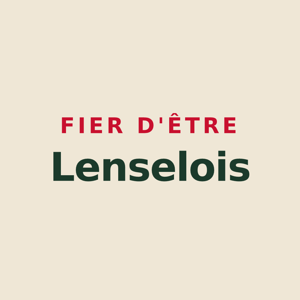 Tote bag « Fier d'être Lenselois » — design pour Lens-Lestang