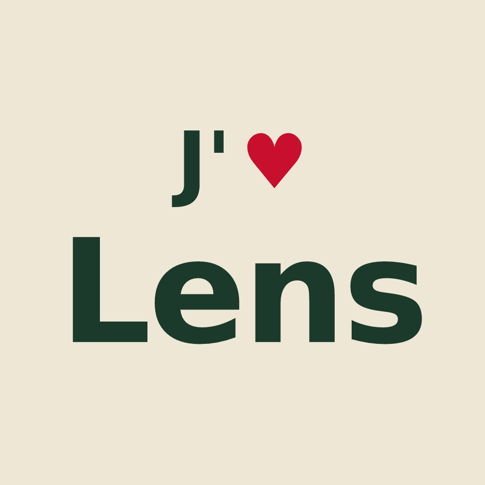 Tote bag personnalisé Lens — design J'aime Lens