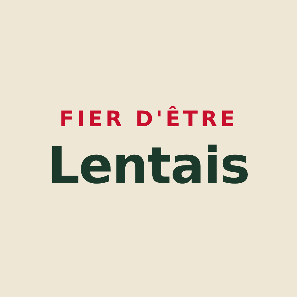 Tote bag « Fier d'être Lentais » — design pour Lent