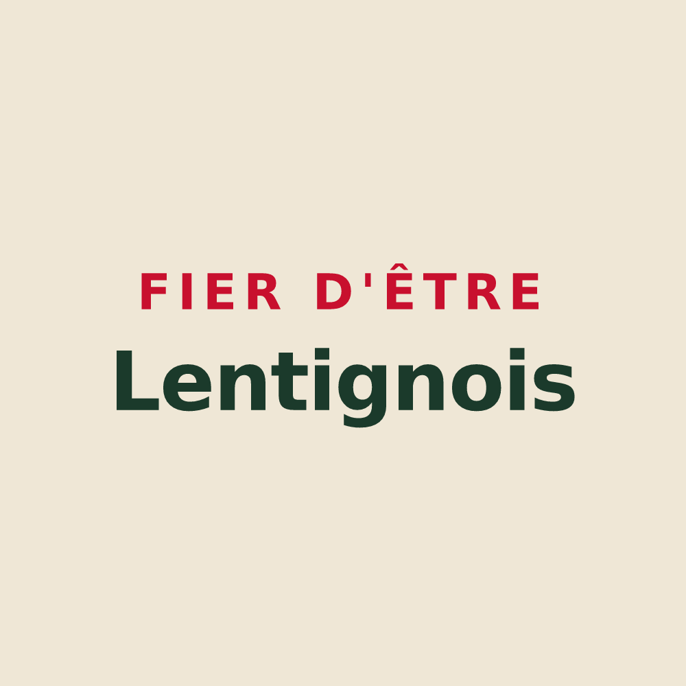 Tote bag « Fier d'être Lentignois » — design pour Lentigny