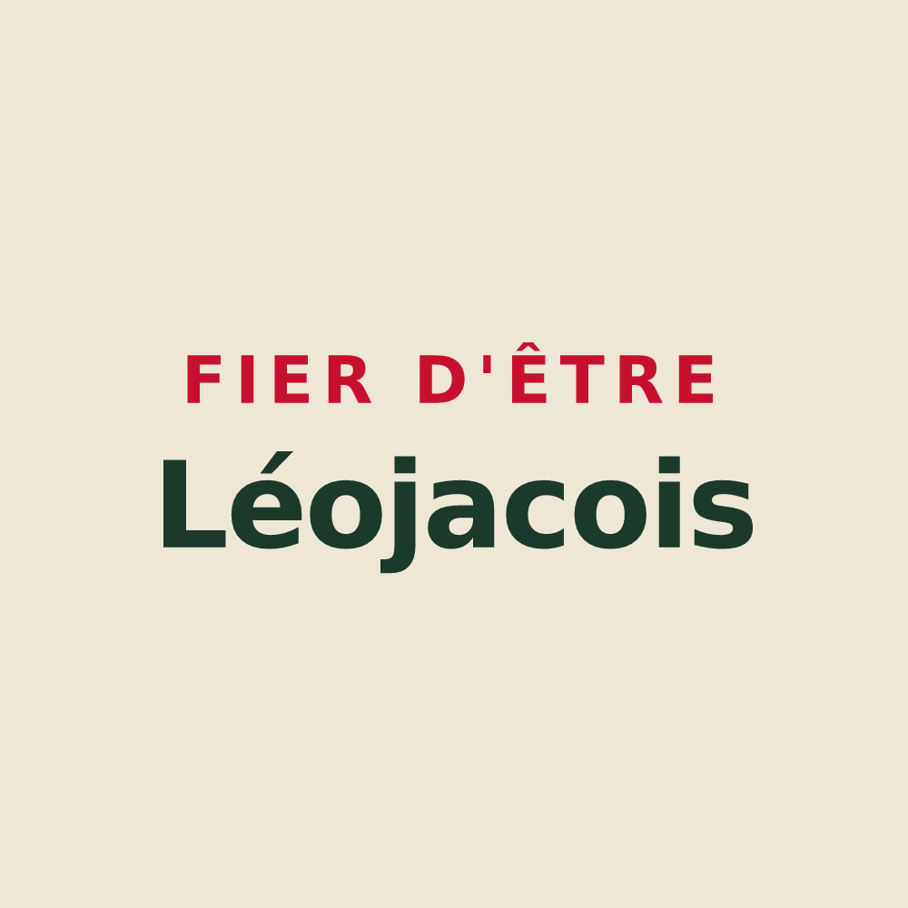 Tote bag « Fier d'être Léojacois » — design pour Léojac