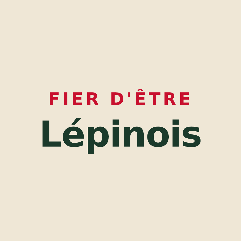 Tote bag « Fier d'être Lépinois » — design pour Lépin-le-Lac