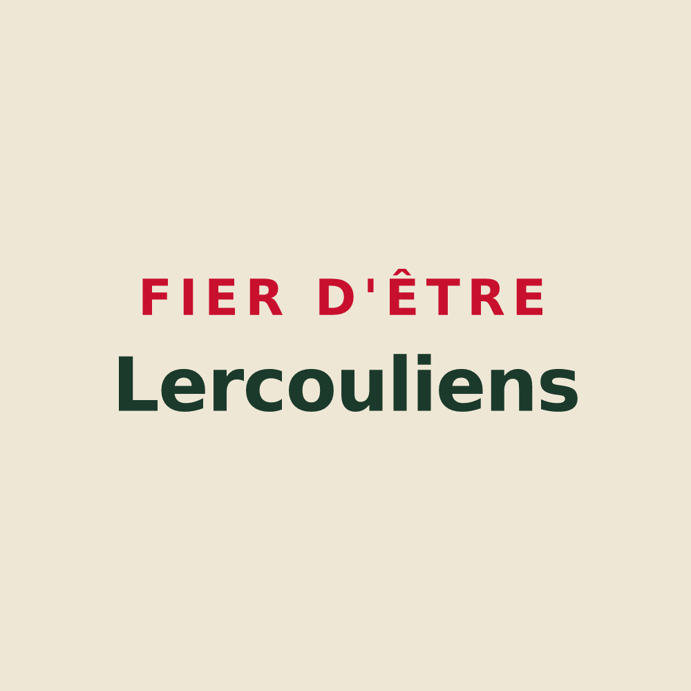 Tote bag « Fier d'être Lercouliens » — design pour Lercoul