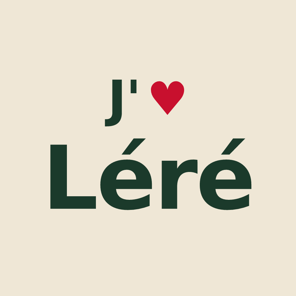Tote bag personnalisé Léré — design J'aime Léré