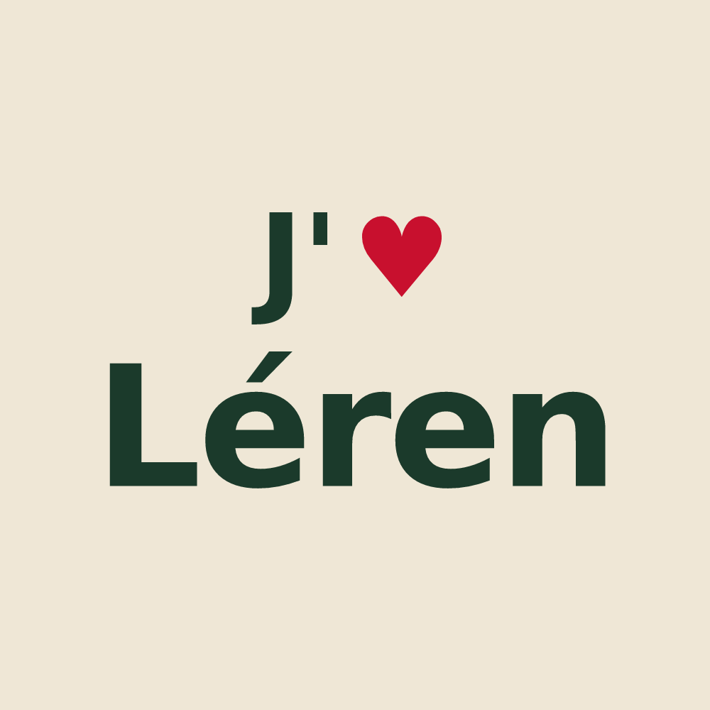 Tote bag personnalisé Léren — design J'aime Léren