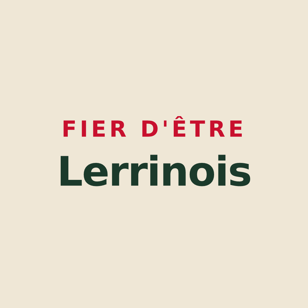 Tote bag « Fier d'être Lerrinois » — design pour Lerrain