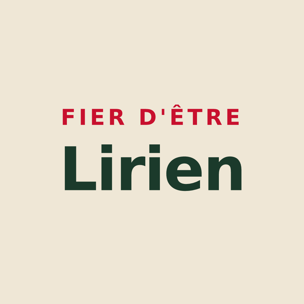 Tote bag « Fier d'être Lirien » — design pour Léry
