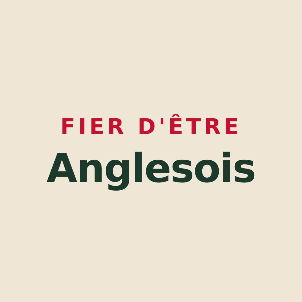 Tote bag « Fier d'être Anglesois » — design pour Les Angles