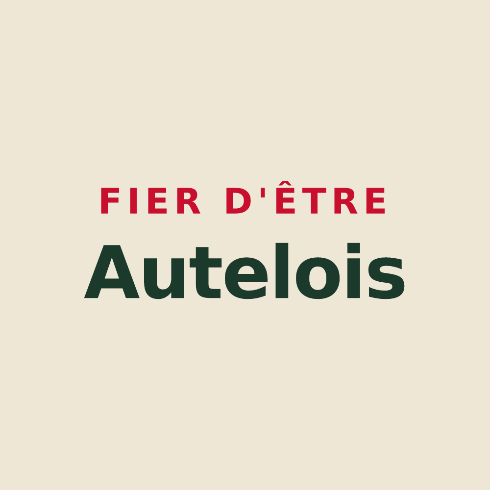 Tote bag « Fier d'être Autelois » — design pour Les Autels
