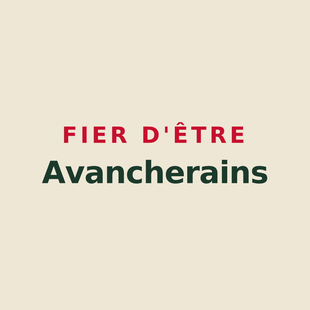 Tote bag « Fier d'être Avancherains » — design pour Les Avanchers-Valmorel