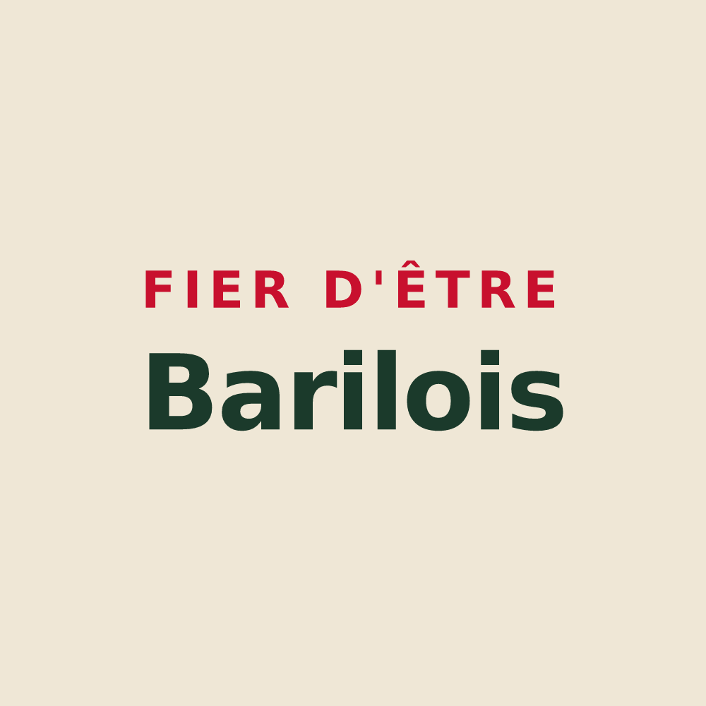 Tote bag « Fier d'être Barilois » — design pour Les Barils