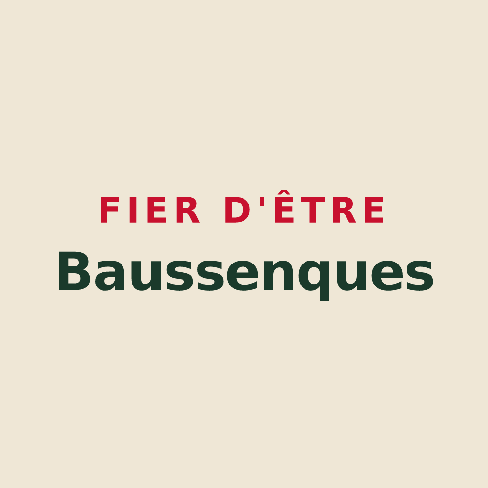 Tote bag « Fier d'être Baussenques » — design pour Les Baux-de-Provence