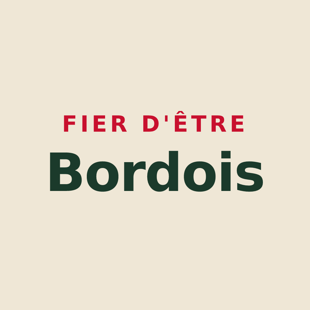 Tote bag « Fier d'être Bordois » — design pour Les Bordes