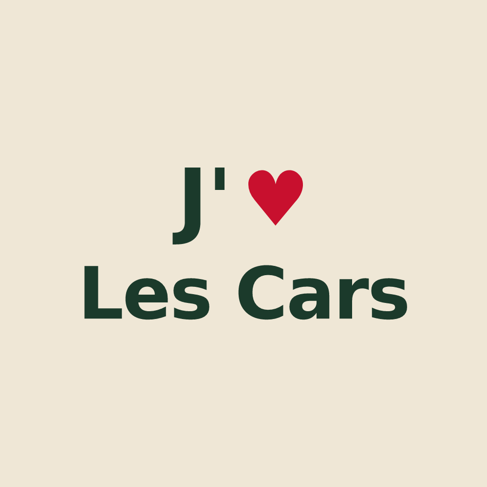 Tote bag personnalisé Les Cars — design J'aime Les Cars