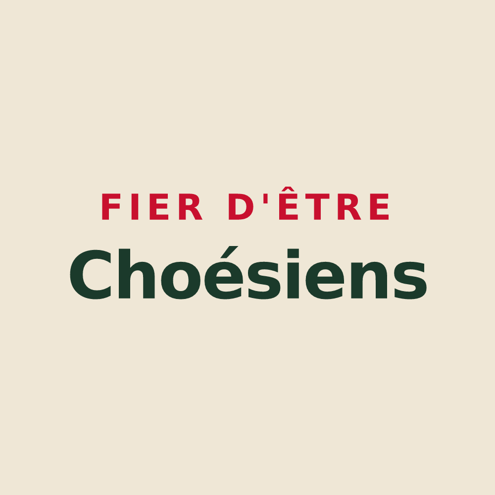 Tote bag « Fier d'être Choésiens » — design pour Les Choux