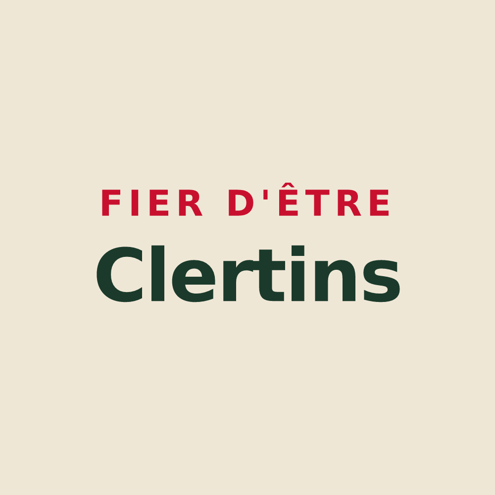 Tote bag « Fier d'être Clertins » — design pour Les Clefs