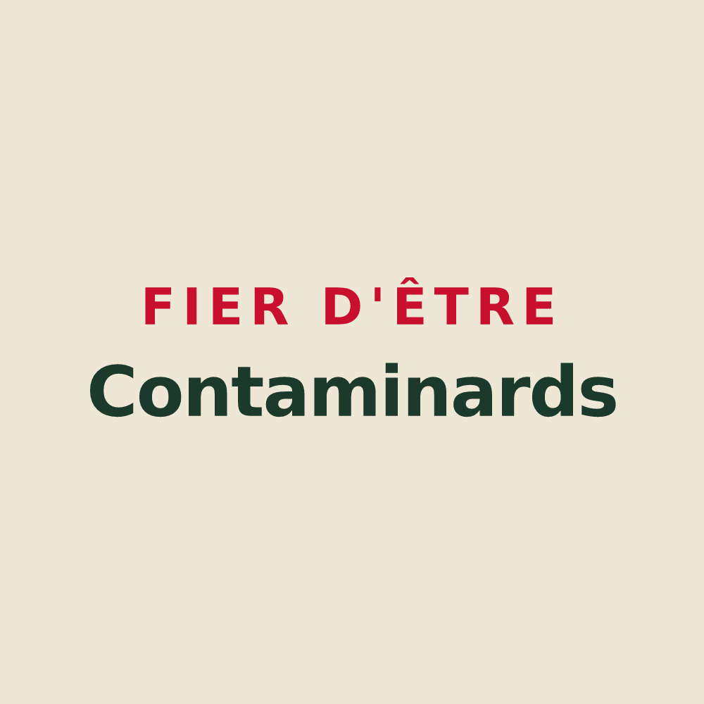 Tote bag « Fier d'être Contaminards » — design pour Les Contamines-Montjoie