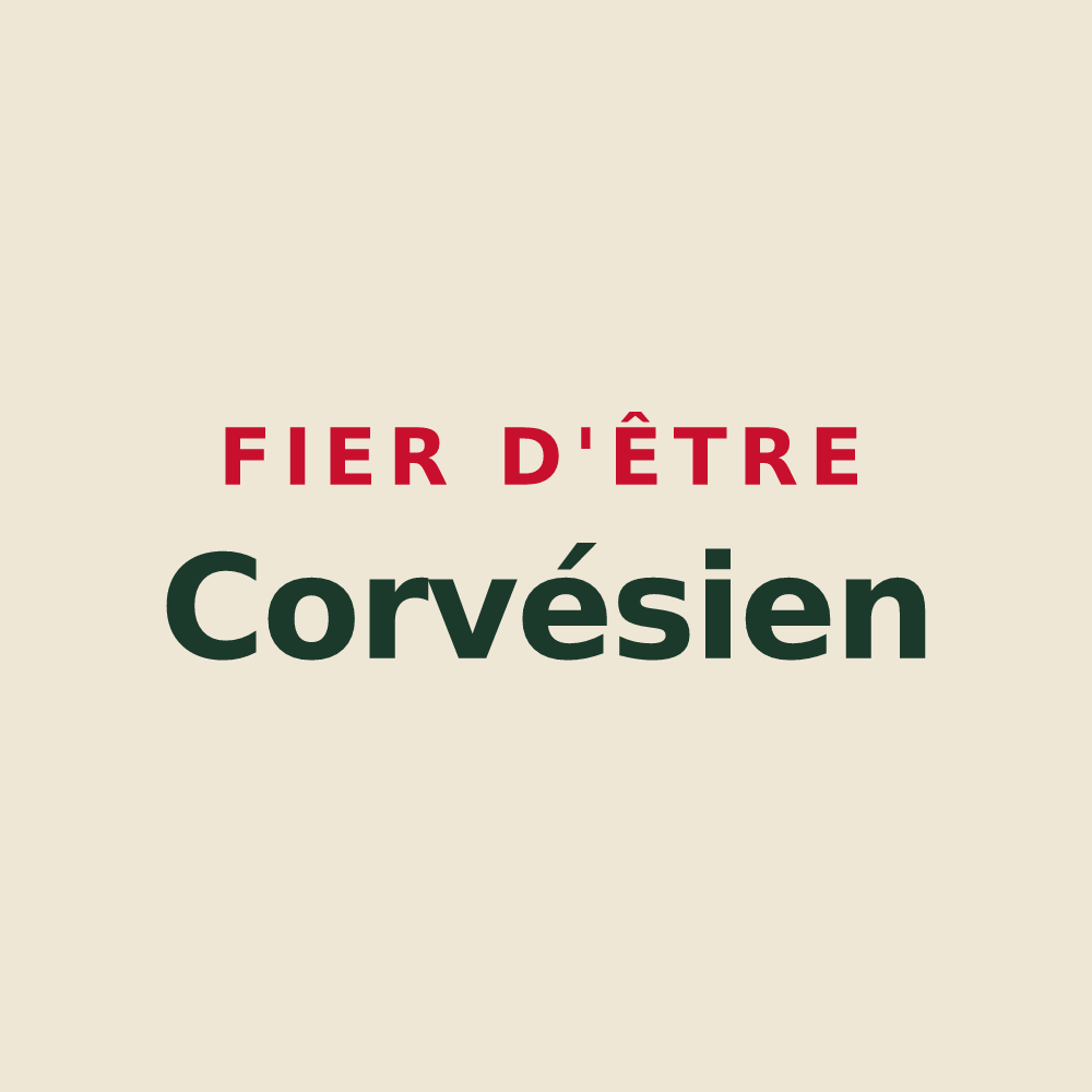 Tote bag « Fier d'être Corvésien » — design pour Les Corvées-les-Yys