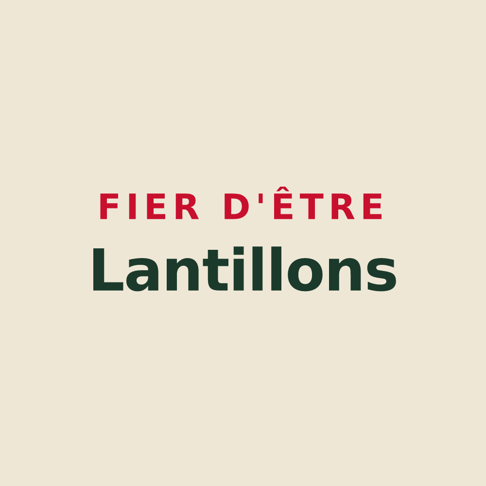 Tote bag « Fier d'être Lantillons » — design pour Les Deux Alpes